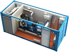 Generating Set in Container Enclosure